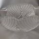 Central coupe in frosted crystal with double swan neck, Mikasa Walther