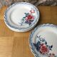 Set of 6 dessert plates "Olga" Digoin Sarreguemines