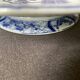 Assiette sur piédouche en faïence bleue et blanche Creil & Montereau, service "Japon", XIXème siècle