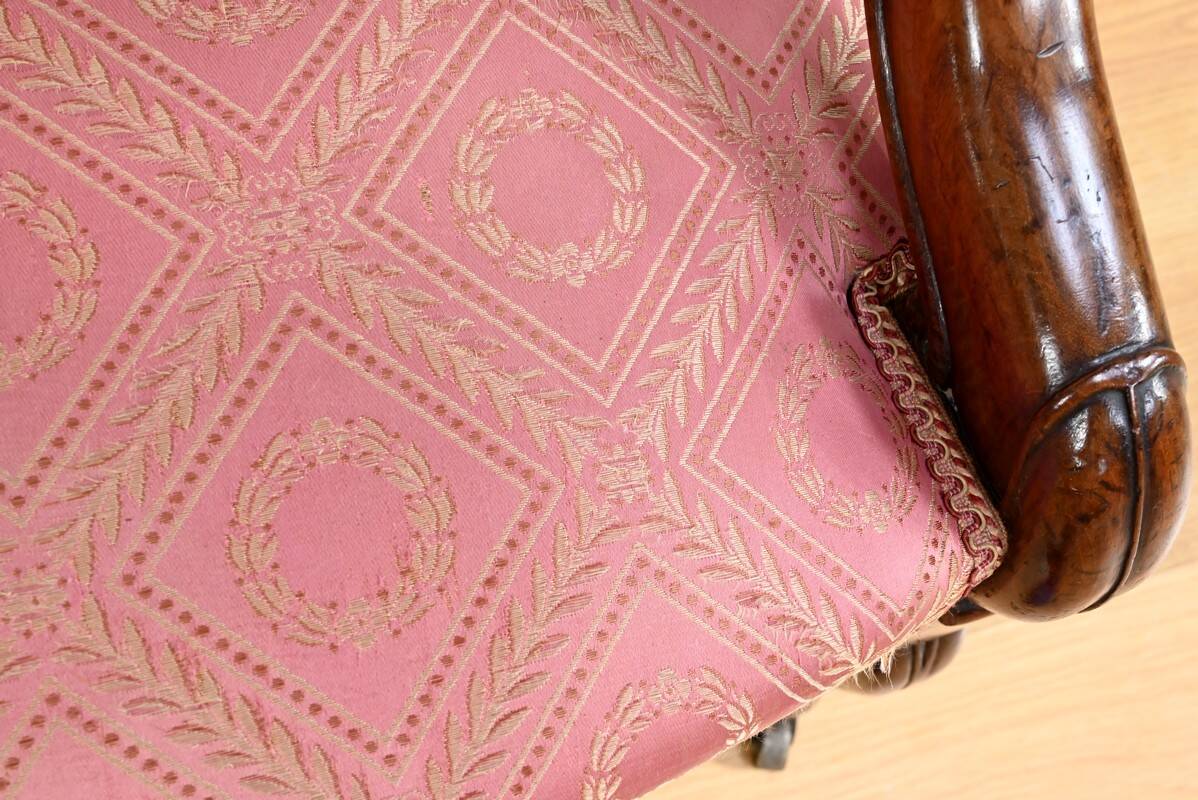 Paire de Fauteuils en Acajou, époque Restauration – Début XIXe