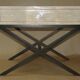 Bedside table in galuchat