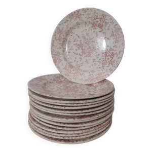 16 assiette Lunéville