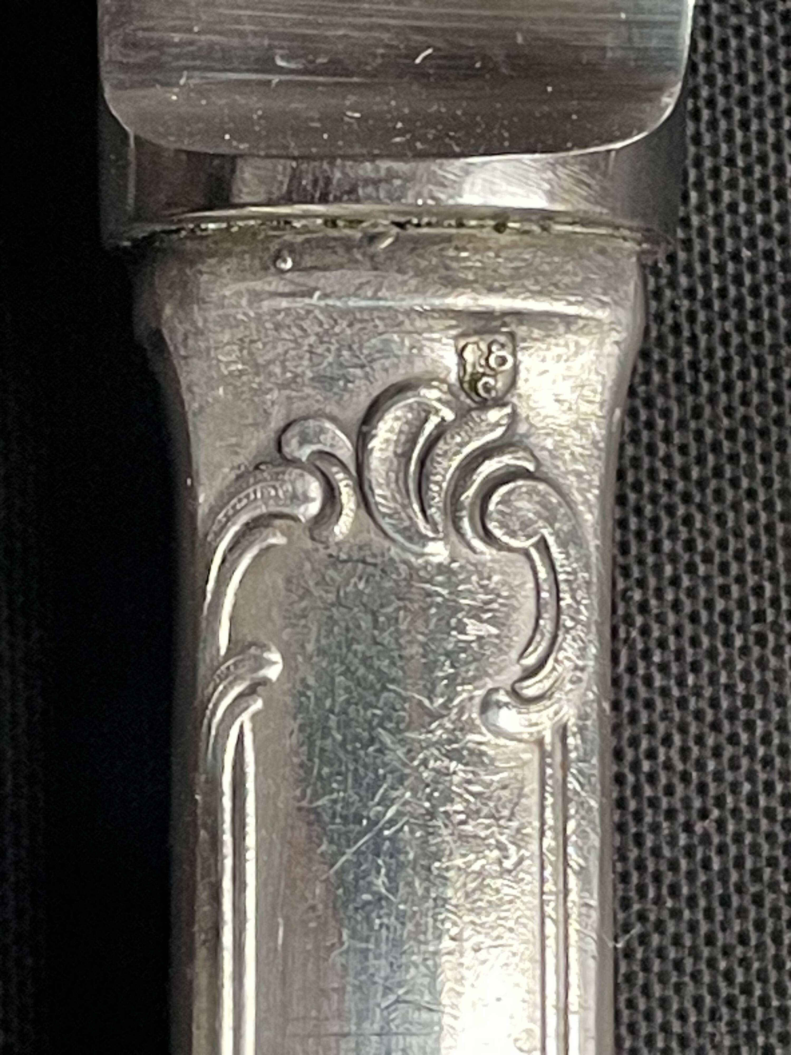 Box of 12 table knives – Orfèvrerie G. Vivier et Nogent