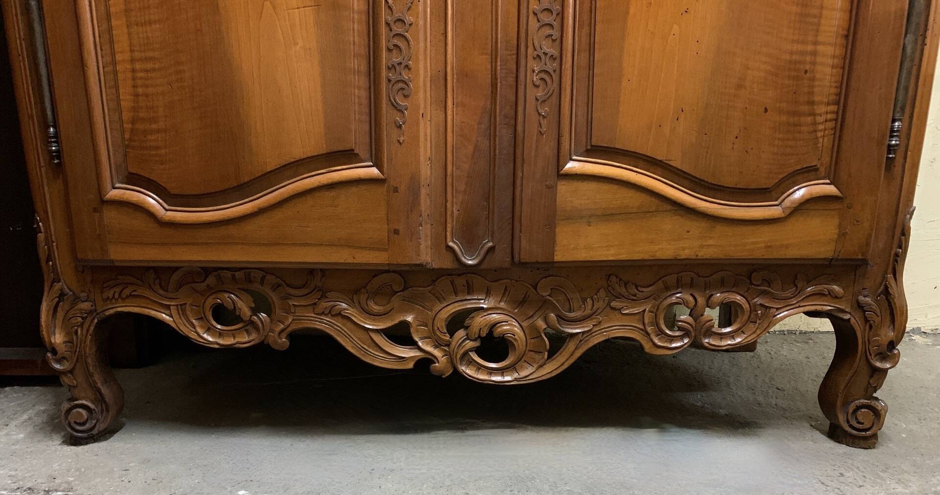 19th century openwork Provençal wardrobe