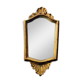 Small antique baroque mirror