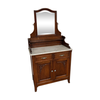 Marbled mahogany dressing table 20th