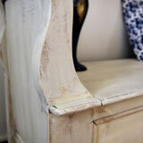 Wooden chest bench
