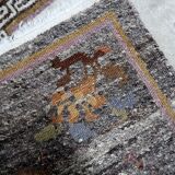 Vintage Tibetan Art Deco Khaden rug 95cm x 202cm 1960s