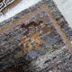 Vintage Tibetan Art Deco Khaden rug 95cm x 202cm 1960s