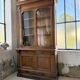 Ancienne bibliothèque vitrée XL chêne napoléon XIXème