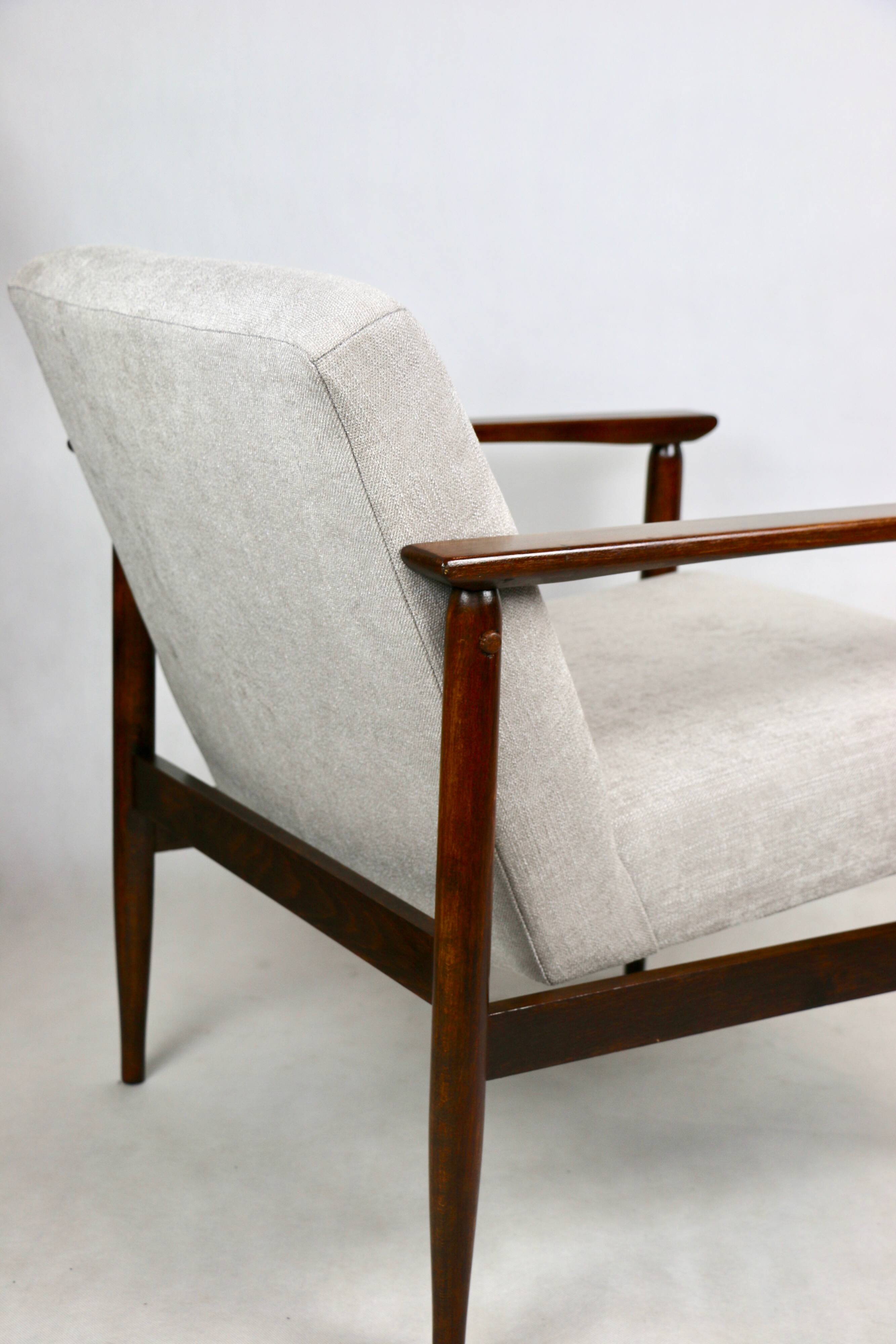 Vintage Light Grey Easy Chair, 1970s