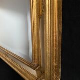Bevelled mirror gilded wood 76x57cm