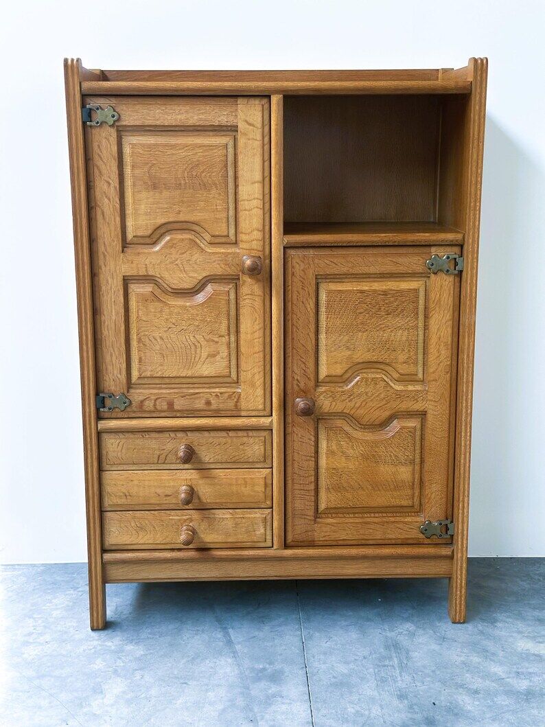 Guillerme & Chambron Oak Furniture for Your Home, France, 1960s