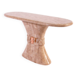 Postmodern Cream Console Table - Italian Elegance with Regency Charm