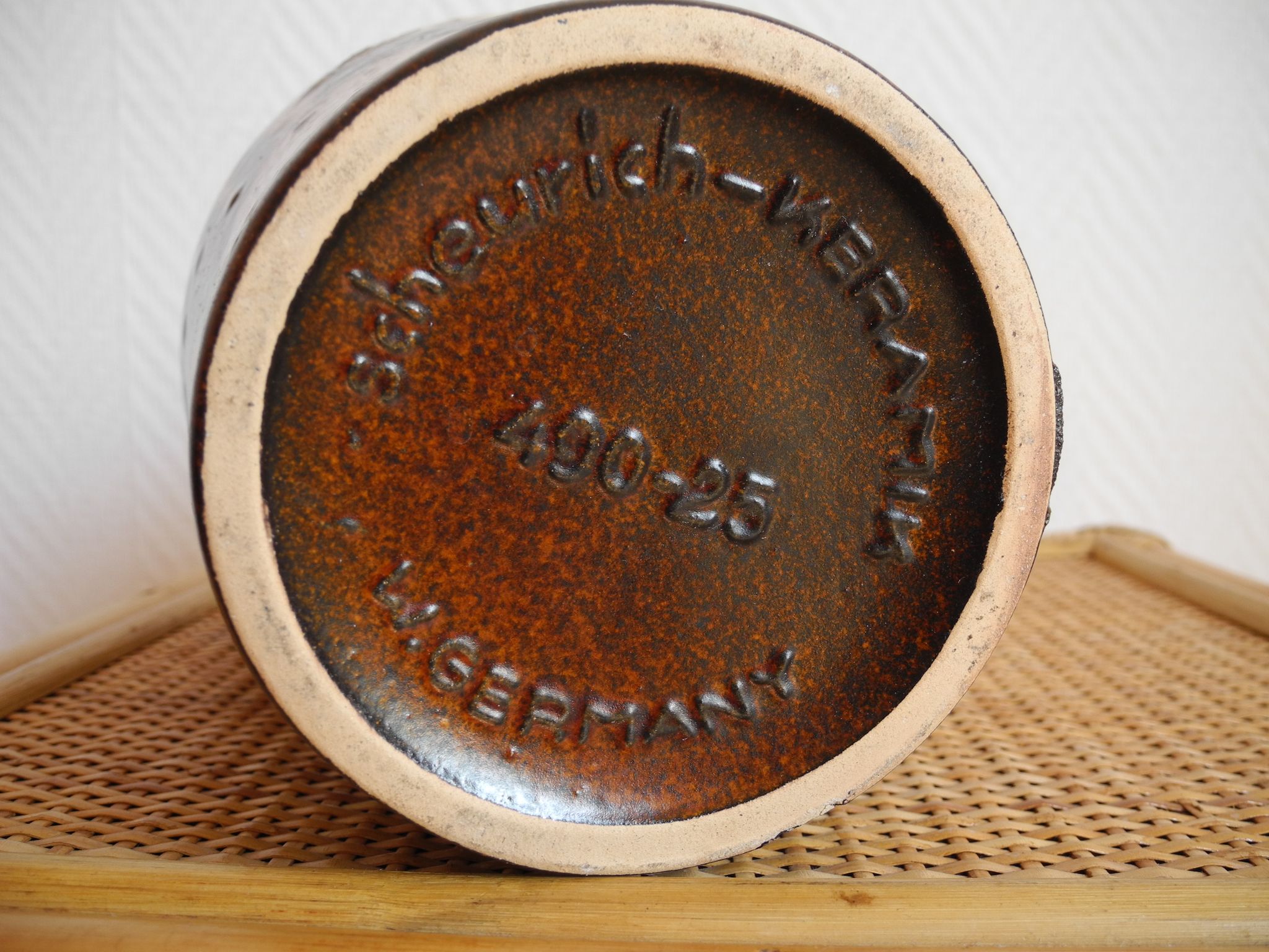Vase vintage Scheurich Keramik W.Germany