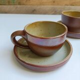 Set of 5 natural cups