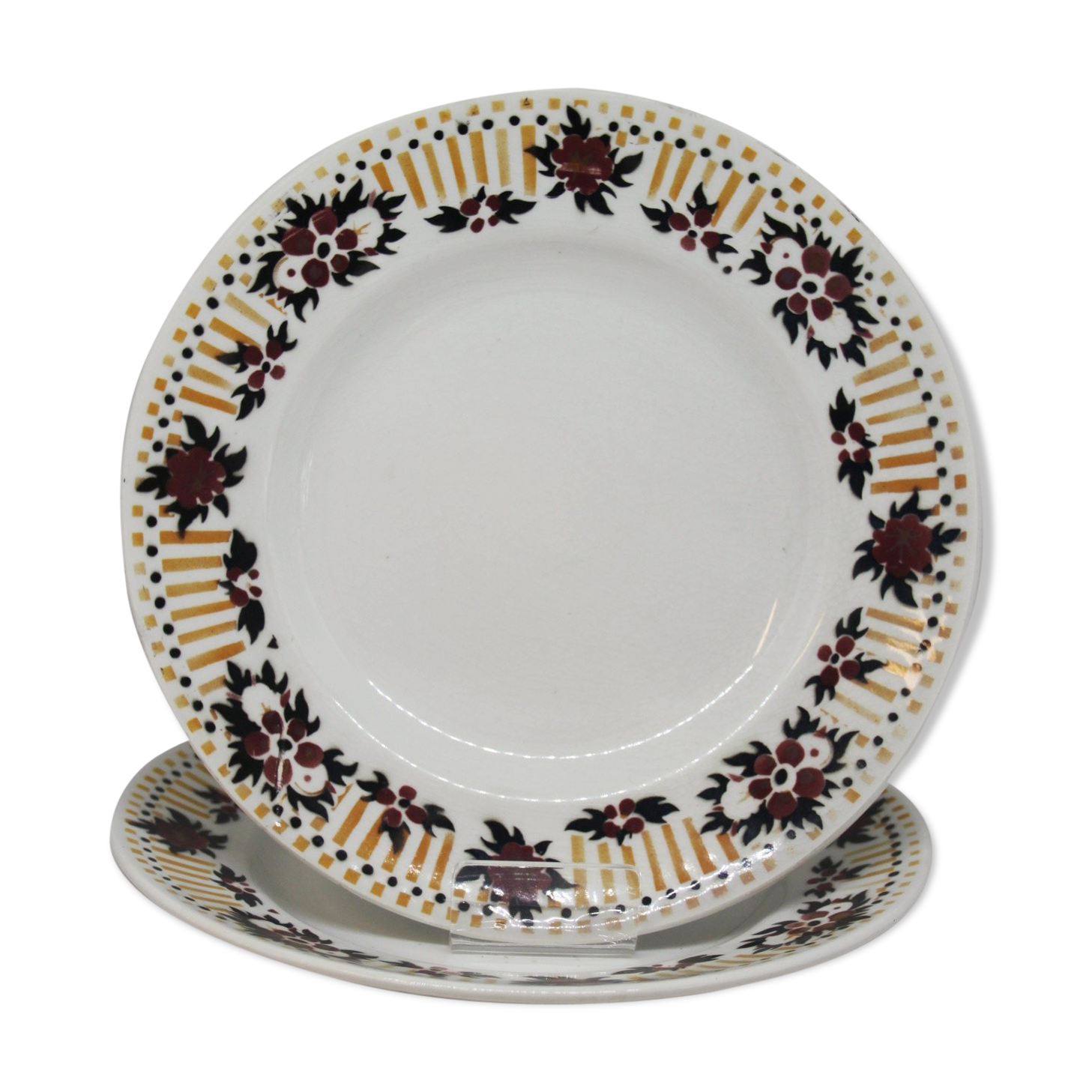 Set of 2 flat plates