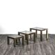 Tris tavoli Bassi Da Caffè ottone Hollywood Regency 1970 Design Modern