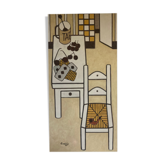 Still life in the chair