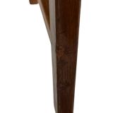 Vintage low sideboard with drawers 70's walnut veneer design