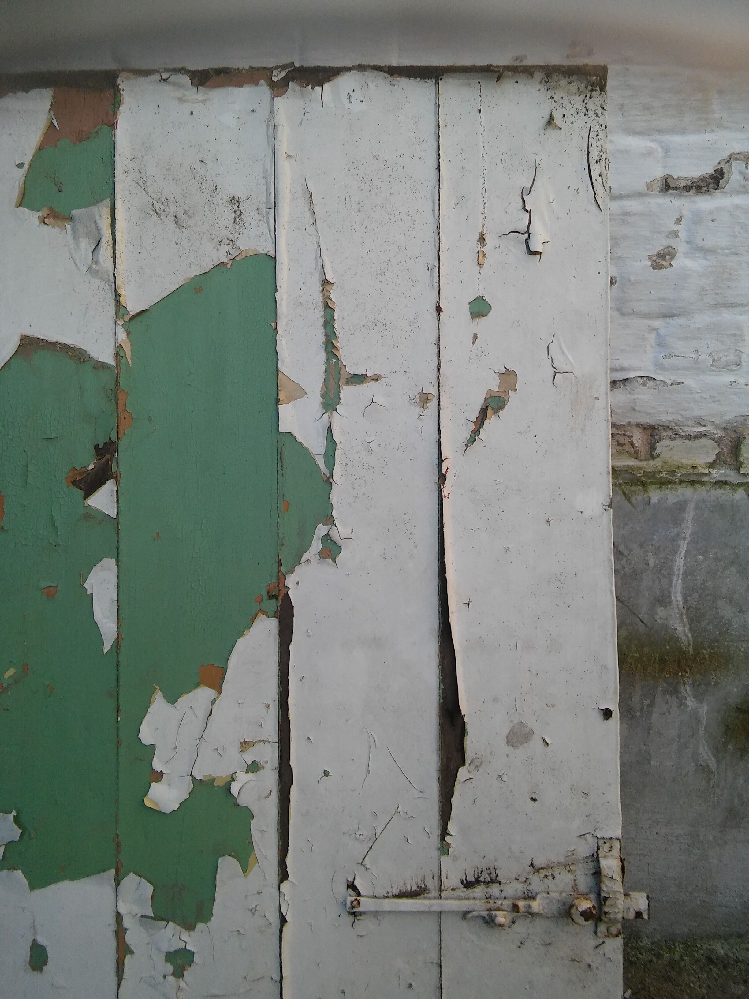 Door time white farm from the beginning of last century