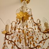 Chandelier cage with 4 lights
