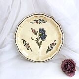 Assiette décorative de Salins France  décor Epinal     25,5 cm