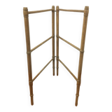 Wooden towel rack