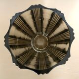 1970 smoked glass vase