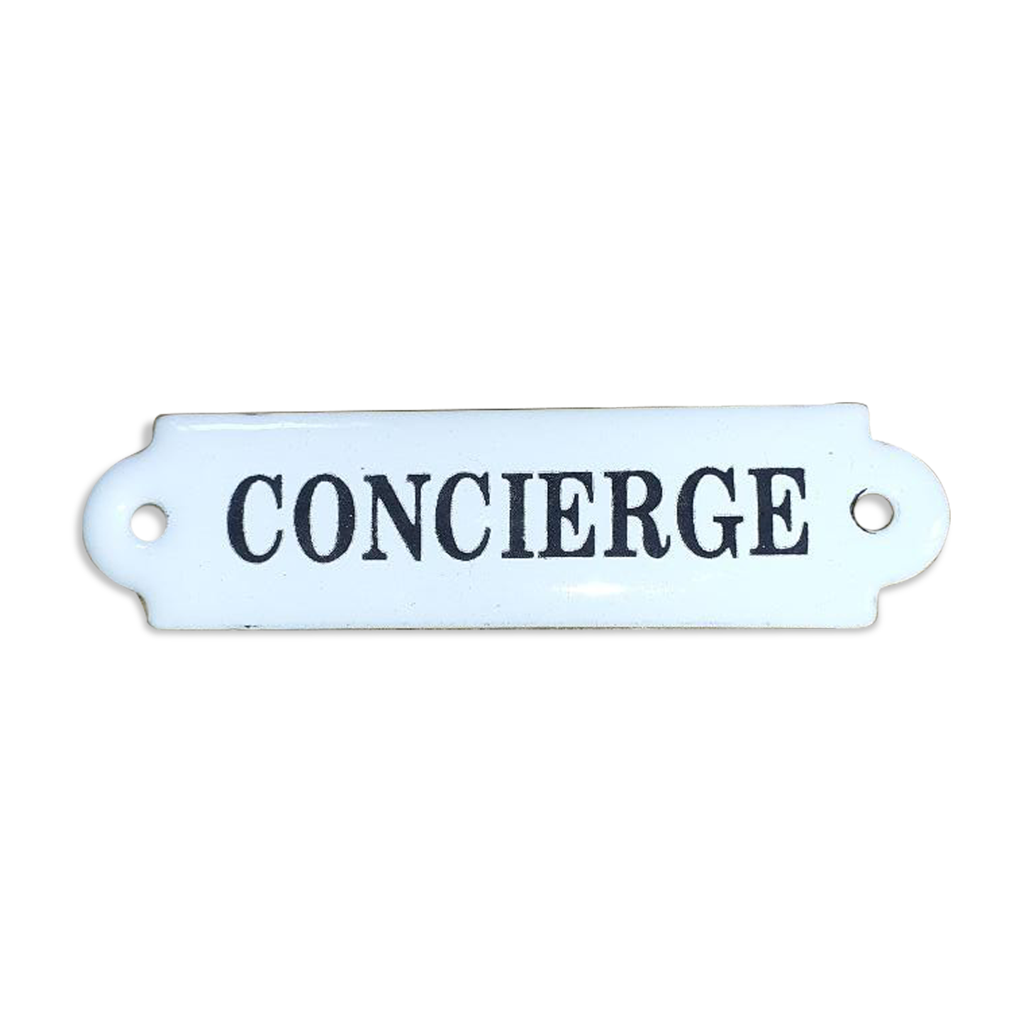 Plaque émaillée "concierge"