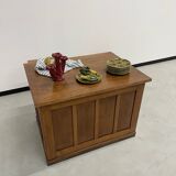 Oak and veneer counter or desk