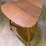 Light wood tripod table 50s