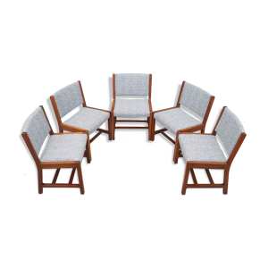 Ensemble de cinq chaises