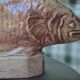 Ceramic fish statuette signed