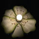 Lampe florale en métal à poser la Samaritaine 1970