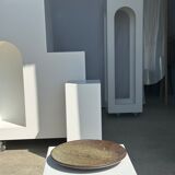 Indonesian green ceramic dish D:26.5