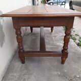 Rustic oak farmhouse table 19th -1m59