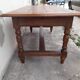 Rustic oak farmhouse table 19th -1m59