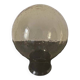 Large amber blown glass globe