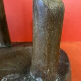 Old African wooden stool