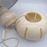 Alabaster lamp. 70'. Luminous openwork base.