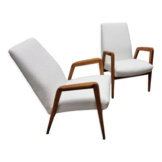Paire de fauteuils par Jan Vanek