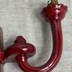 Art Deco ceramic wall lights, adjustable arms