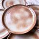 Serving small stoneware dessert plates