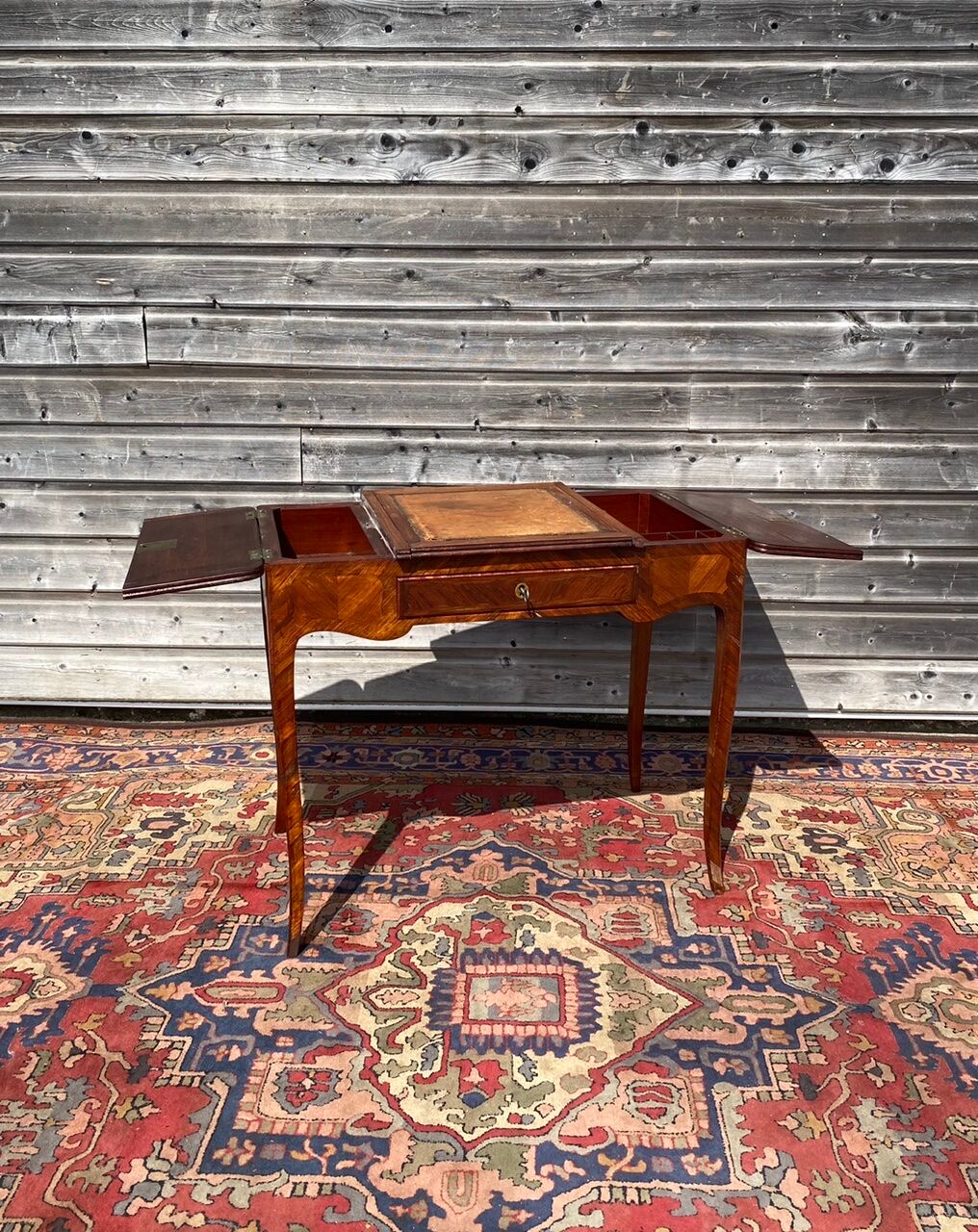 Table Liseuse In Marquetry Stamped Louis XV XVIII Century