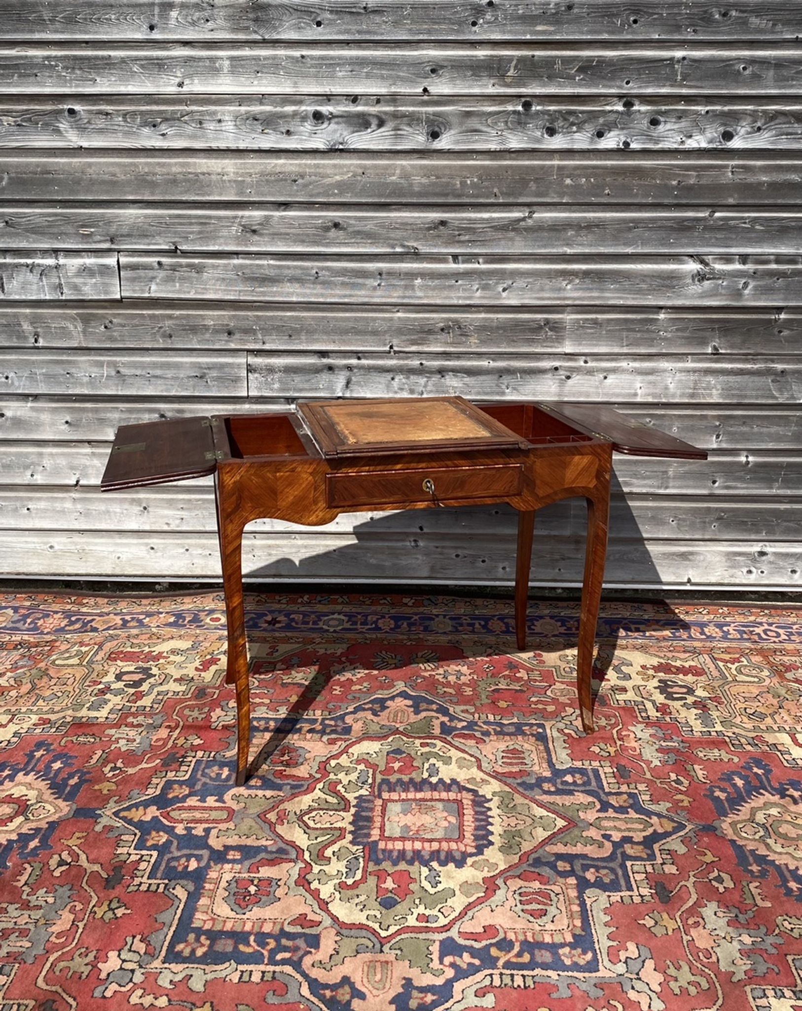 Table Liseuse In Marquetry Stamped Louis XV XVIII Century