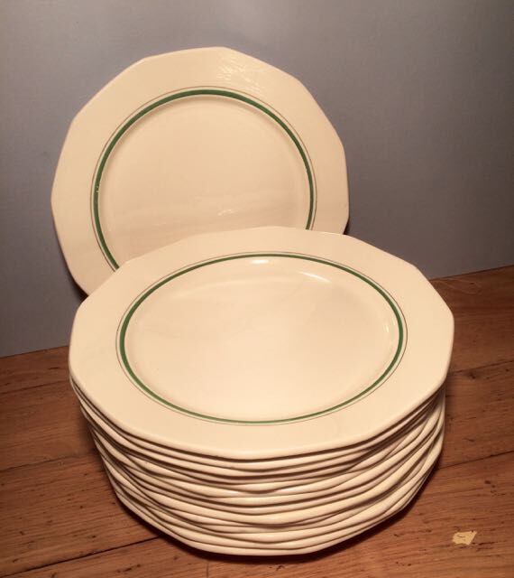Set of 15 plates badonvillers