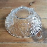 Bonbonnière en verre ciselé