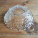 Chiseled glass candy box