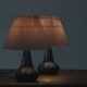 Ceramic Table Lamp from Søholm Stentøj, Denmark, 1960s, Set of 2